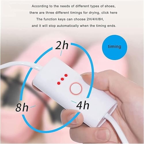 Secador eléctrico portátil para calzado con temporizador miniatura 4