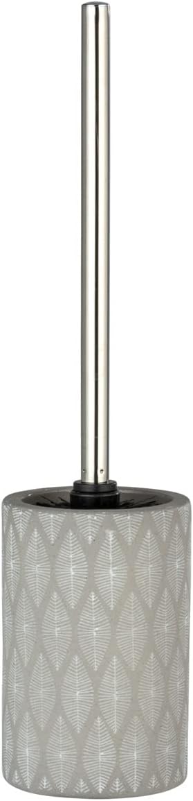 WENKO Toilet Brush Holder Tupian Grey, 43 x 10 x 10 cm