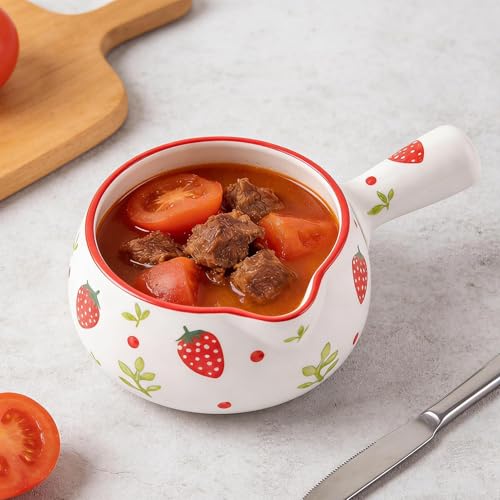 Recipiente de cocina de porcelana aislado para evitar derrames y enfriamientos 4