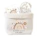 Windeltasche Junge Mädchen, Babygeschenke zur Geburt, Baby Windeltorten Tasche + CakeTopper aus Holz + Karte + Umschlag, Babygeschenk für Neugeborenen Babyparty