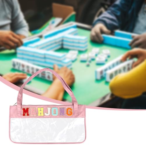 Bolsa transparente impermeable para fichas Mahjong miniatura 7