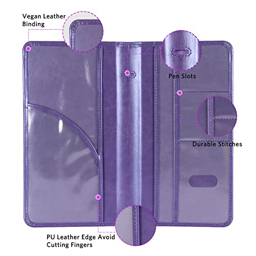 Image of CoBak Car Registration and Insurance Holder | Vehicle Glove Box Organizer, Auto Truck Compartment Document Case with Magnetic Closure for Insurance & Driver License