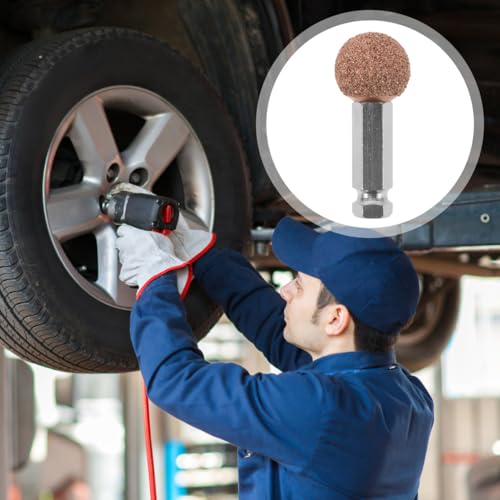 Image of SOLUSTRE Tire Buffing Wheel with Tungsten Steel Grinding Head Tire Repair Tool for Automotive & Truck Abrasive Buffing Wheel for Precise Surface Preparation and Patching