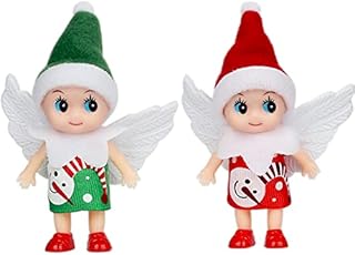 Christmas Baby Elf Doll for Boys&Girls,Christmas Accessory Tiny Baby Elf Doll Christmas Tradition Mini Elf Baby Doll Novelty Toys,Baby Elves Dolls Toy for Kids Xmas New Year Gift Stocking Stuffers