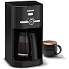 Cuisinart Classic 12-Cup Programmable Coffeemaker, Black, DCC-1120BKNAS