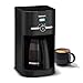 Cuisinart Classic 12-Cup Programmable Coffeemaker, Black, DCC-1120BKNAS