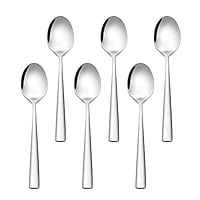 Otto Koning - Leipzig - Cucchiaino da caffè in acciaio inox, finitura lucida a specchio, cucchiaini caffè dal design elegante e moderno (6 pezzi)