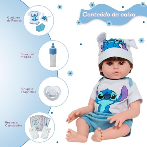 Bebê Reborn Menino Com Acessórios Lindo Recém Nascido