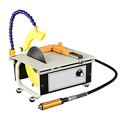 TREEYX Mini Kit de Sierra de Mesa, máquina pulidora multifunción de Roca para joyería de 1500W, Juego de máquina pulidora de sobremesa (Standard Set)