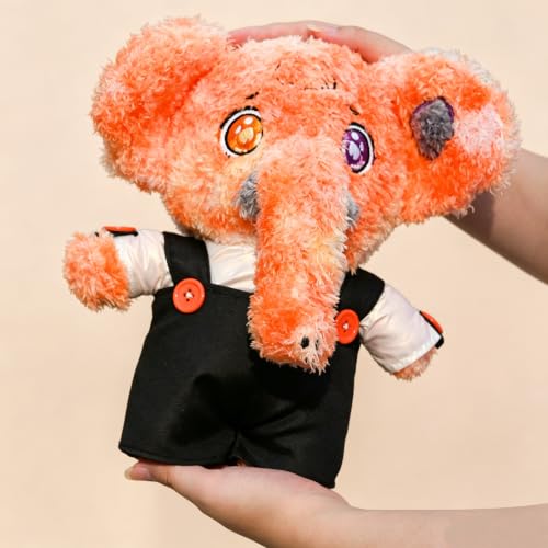 CGIILS DIY Plush Elephant Doll with Removable Changeable Outfit, 9.8 Inch Ultra-Soft Stuffed Animal Dress-Up Toy for Kids, Room Decor Collectible Gift — view 6
