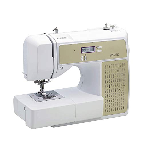 GR-Furniture 100 Stitch Computerized Sewing Machine, White