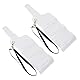 HYS Universal-Schutztasche Kompatibel für Baofeng Motorola Retevis Kenwood TYT Walkie-Talkie, Transparent Tasche, Wasserdicht Schutzhülle mit Kordelzug (Transparent, 2)