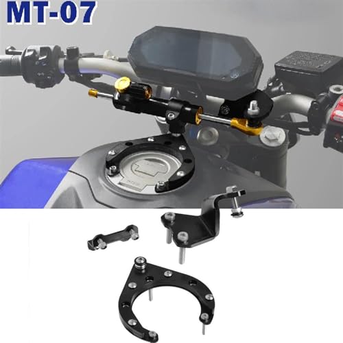 Kit support d'amortisseur de direction moto pour sécuriser le train avant MT-07 - 3