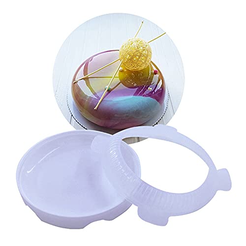 1 Set Round Eclipse Silicone Cake Mold For Mousses Ice Cream Chiffon Cakes Baking Pan Decorating Accessories Bakeware Tools