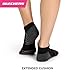 Skechers Women's 8-Pack Work Collection Low Cut Socks, Extended Cushion & Mesh Ventilation, Black/Pink Glo/Bluefish, 9-11