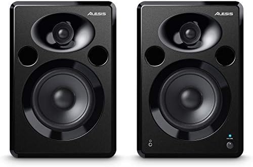 Alesis Elevate 5 MKII - 80 W Powered Desktop Studio Speakers with Subwoofer Output for Home Studios / Video-Editing / Gaming and Mobile Devices