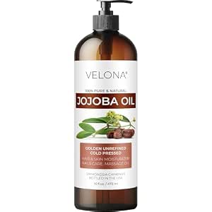 velona 100% Pure Jojoba Oil with Pump 16oz