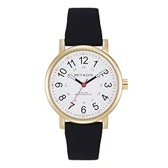 Black Strap, Gold Case, White Dial