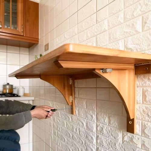 Bureau mural pliable poste de travail compact pour buanderie - 8