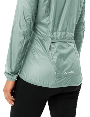 VAUDE Damen Matera Air Jacket, Leichte Windjacke, winddicht, atmungsaktiv & wasserabweisend, kleines Packmaß, Passform: Slim fit, dusty fern, 40