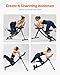 Imagen de VEVOR Máquina de Ejercicios Abdominales Equipo de Entrenamiento Abdominal Doble Pista para Gimnasio en Casa Capacidad de Peso de 200 kg Máquina de Ejercicios Abdominales Plegable y Ajustable