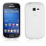 cadorabo Coque pour Samsung Galaxy Trend Lite en Blanc   Housse Protection Souple en Silicone TPU avec Anti Choc et Anti Rayures   Ultra Slim Fin Gel Case Cover Bumper