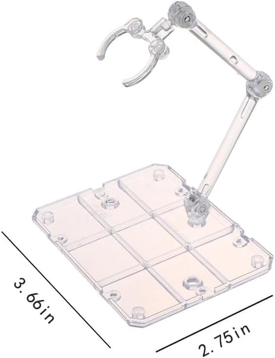 Action Figure Stand, Doll Model Display Holder Base Doll Support Stand Compatible with HG RG SD SHF Gundam 1/144 - Image 2