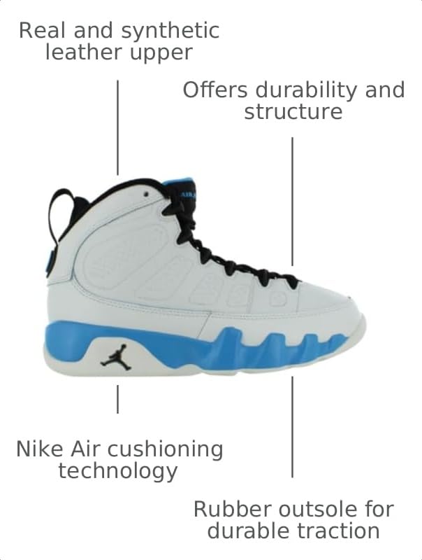 Image of Nike Air Jordan 9 Retro GS Boys Shoes