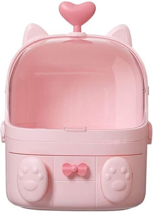 Amazon 化粧品収納ボックス メイクボックス 可愛い猫型 コスメ収納 引き出し コスメボックス 大容量 蓋付き収納ボックス かわいい収納 ケース 防塵 防水 ピンク Dekori ビューティー 通販 Amazon 化粧品収納ボックス メイクボックス 可愛い猫型 コスメ収納 引き出し コスメボックス 大容量 蓋付き収納ボックス かわいい収納 ケース 防塵 防水 ピンク Dekori ビューティー 通販