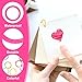 50 Pcs Loose Leaf Binder Rings, Plastics Notebook Paper Ring, Colorful Book Rings, Binder-Rings for Flash Index Cards, Colorful Book Keychain Key Ring for Paper, Notebook, Office, Home (10 Colors)