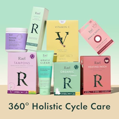 Rael Pads for Women, Organic Cotton Cover - Heavy Absorbency, Feminine Care, Ultra Thin, Sanitary Napkins with Wings, Unscented, (Overnight, Large) Bundle - Image 9