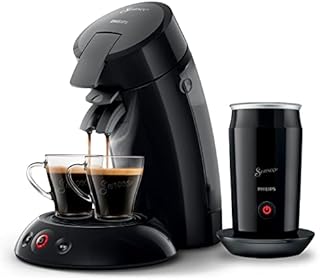 Philips Domestic Appliances Senseo Oryginalny ekspres do kawy ze spieniaczem do mleka kawa Boost i technologia Crema Plus, czarny, (HD6553/65)