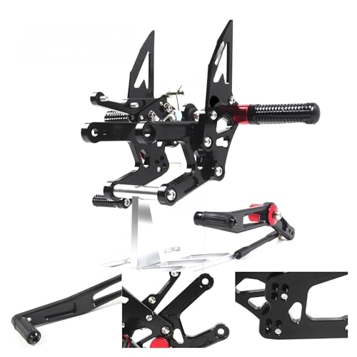 Repose-Pieds Réglables CNC YZF R6 2017-2023 Commandes Reculées Pilote