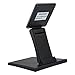 WEARSON Adjustable LCD Monitor Stand Mount Folding VESA Monitor Desk Stand with VESA Hole 75x75mm 100x100mm (Black)