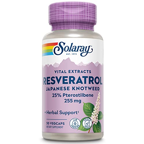 Solaray Super Resveratrol 255mg| 30 VegCaps