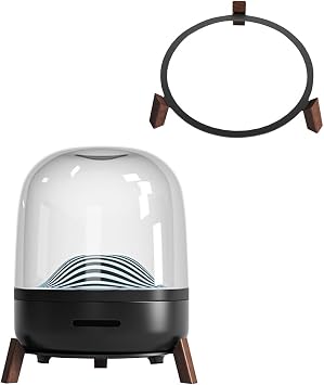 Speaker Desktop Stand Holder for Harman Kardon Aura Studio 4 and Studio 3, Metal Bracket Protective Audio Mount Base Dock for Aura Studio 4/3