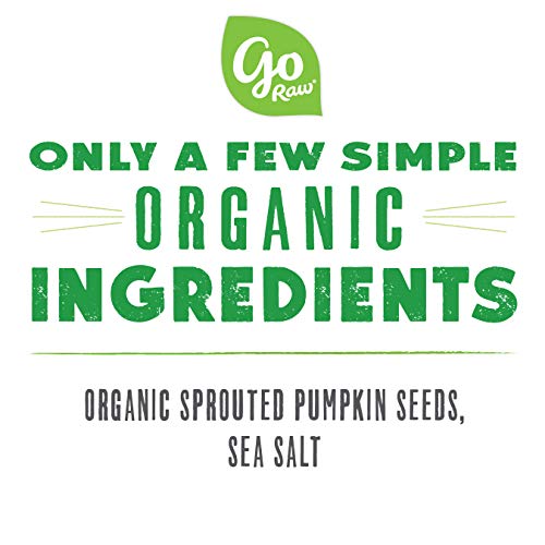 Go Raw Seeds Snack Mix with Sea Salt Bags, Keto, Vegan, Gluten Free, Organic, Superfood, Pumpkin, 4 oz, 5 Count