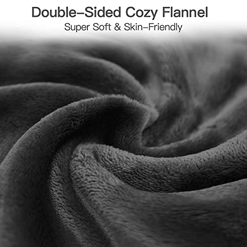 Heynemo Electric Blanket King Size With Dual Control, Heated Blanket For 89°F-108°F 10 Heating Levels Heating Blanket With 1-12 Hours Auto Shut Off, Grey #TOP1