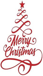 Merry Christmas Wine Bottle Decals/Stickers Made In Yorkshire By 1st-Class-Designs