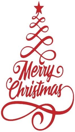 Merry Christmas Wine Bottle Decals/Stickers Made In Yorkshire By 1st-Class-Designs