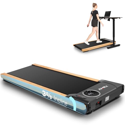 Cintas de correr para el hogar, caminadora para caminar debajo del escritorio, 2 en 1, para correr, caminar y trotar, máquina portátil con control remoto, no requiere montaje, actualización 2024
