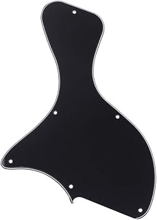 Alnicov Black Les Paul Junior Pickguard for Gibson Les Paul LP Gtuitar