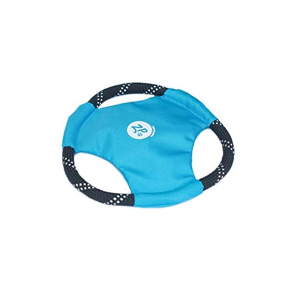 ZippyPaws-Rope-Gliderz-Durable-Outdoor-Dog-Toy-Flying-Disc Durable Flying Disc