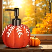Herbst-Seifenspender Set, 2 Stück – Glasflaschen Mit Kürbis & LKW-Motiv, Rustikal, Mit Holztablett