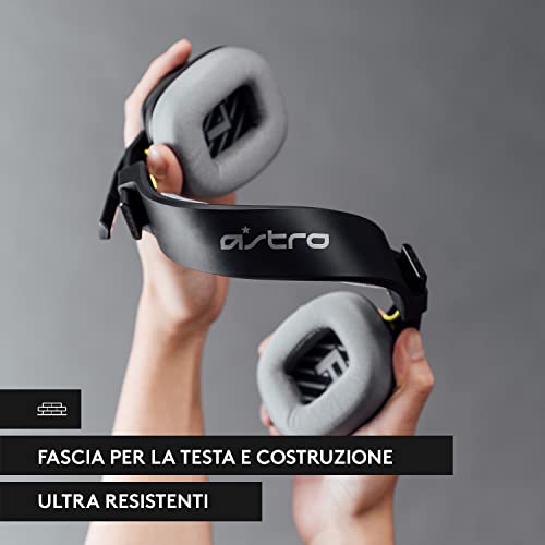 ASTRO A10 Cuffie Gaming Cablate Gen 2, Cuffie da Gioco Over-Ear con Microfono Flip-to-Mute, Leggere e Resistenti, Driver 32 mm, Compatibile con PC/Mac, PS5, Xbox serie XIS, Switch,Mobile, Nero - Cuffia gaming - Immagine 5