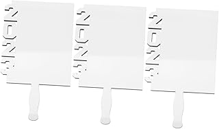 Abaodam 3Pcs Moldura De Foto De Fã Em Branco Ventilador De Mão Em Branco Moldura De Formatura Mesa De Formatura Sinal 2023 Molduras Decoração De Vidro Moldura De Metal Moldura Para Álbum