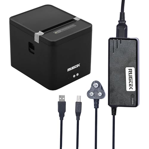 Image of Rugtek Rp 82 Compact UE Thermal Receipt Printer (USB+Enthernet)