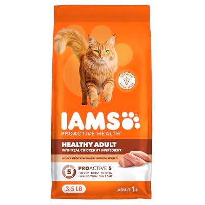 IAMS Proactive Health Healthy Adult Dry Cat Food, Chicken, 3.5 lb