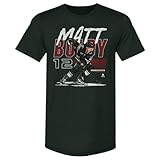 500 LEVEL Matt Boldy Men's Premium T-Shirt - Matt Boldy Minnesota Player Name WHT (Tri Forest Green, Large)