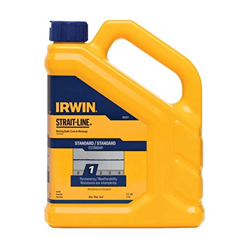 IRWIN STRAIT-LINE Marking Chalk, Standard, Blue, 5 lbs (65101ZR)